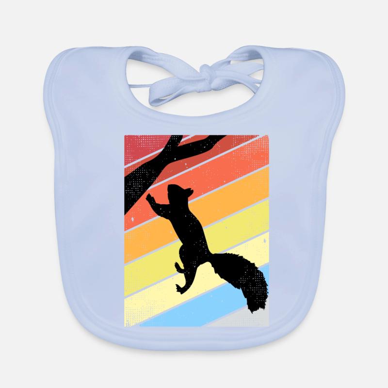 Eichhörnchen Baby Bio-Lätzchen