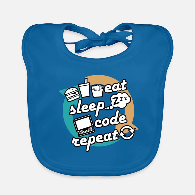 Computer scientist computer science programming engineer Organic Baby Bibs
