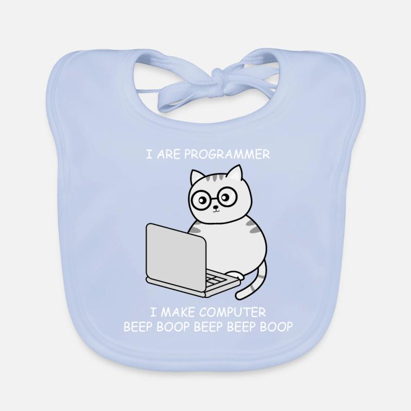 Computer scientist computer science programming engineer Organic Baby Bibs