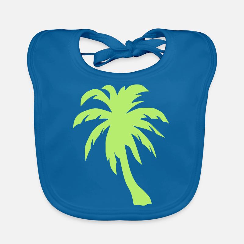 palm tree palm palms Organic Baby Bibs