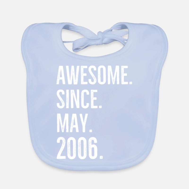 Awesome Since May 2006 Organic Baby Bibs