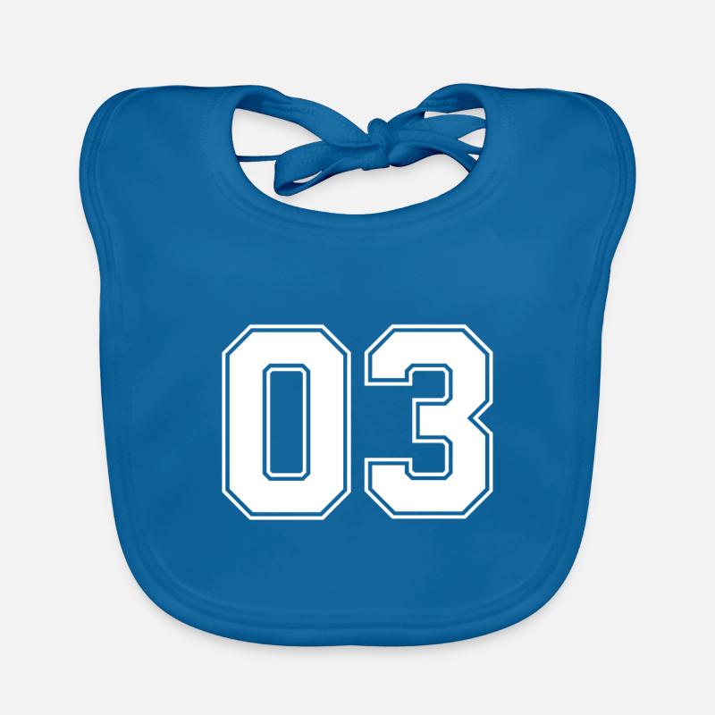 Numéro 03 Bavoir bio Bébé