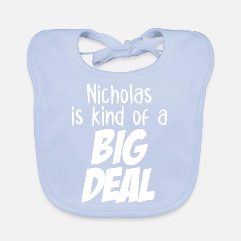Nicholas ist eine große Sache Baby Bio-Lätzchen