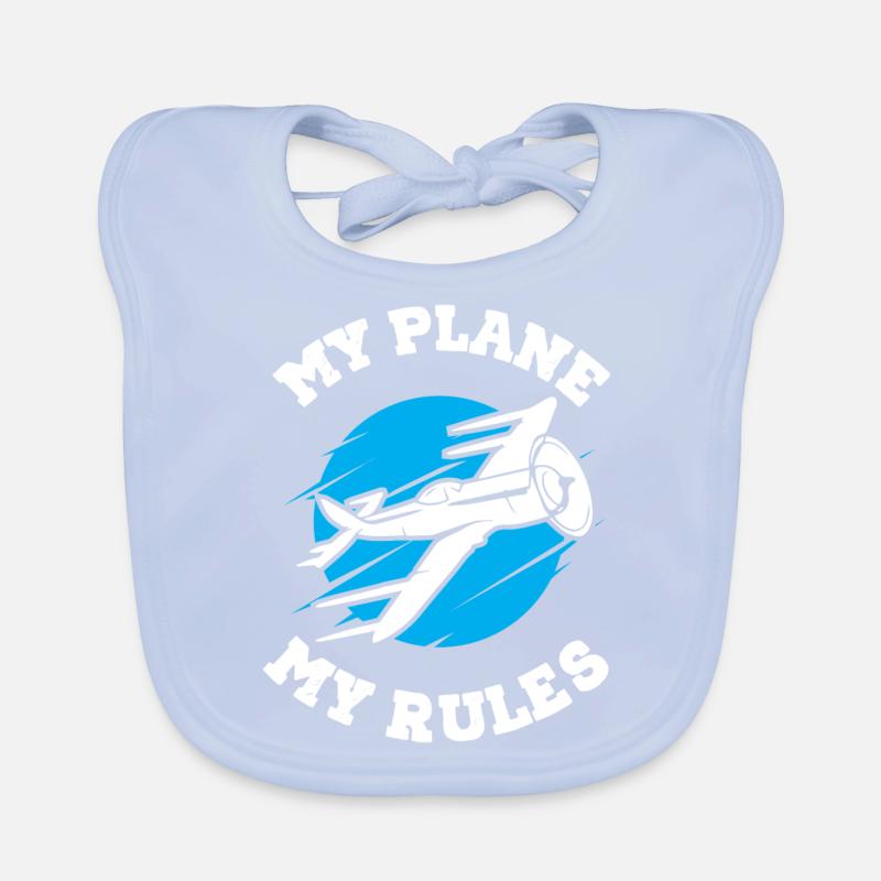 Mon avion Mes règles Bavoir bio Bébé