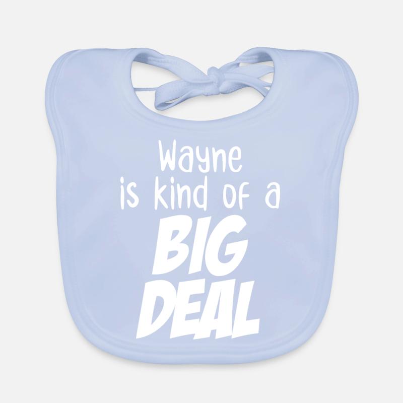 Wayne est un peu un gros problème Bavoir bio Bébé