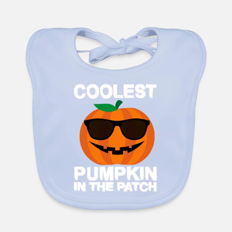 La citrouille la plus cool du patch Bavoir bio Bébé