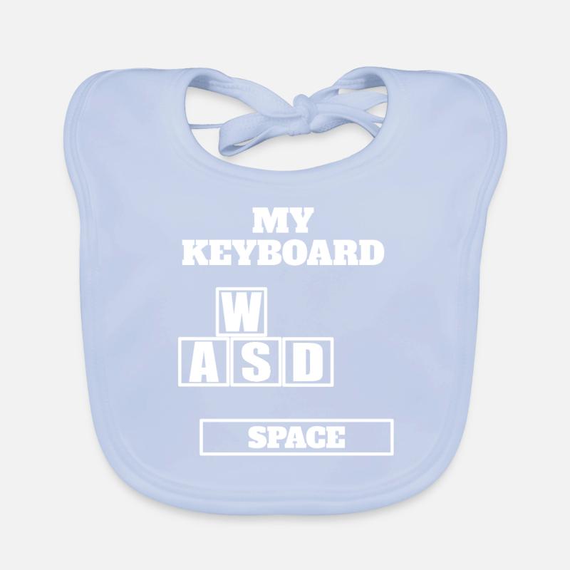 Game Player Console Controller Online Graphics lol Organic Baby Bibs
