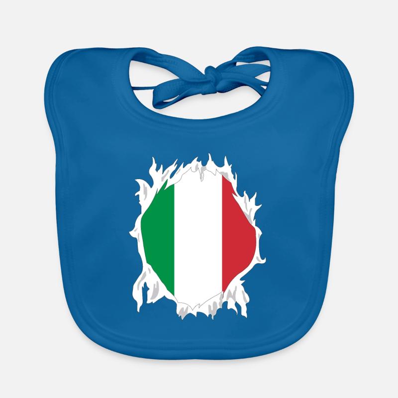Drapeau Italie Drapeau, drapeau Italie Bavoir bio Bébé