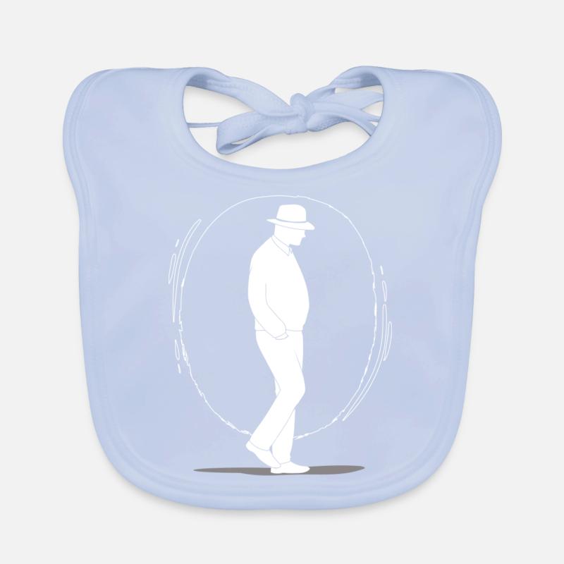 Einsamer Mann Baby Bio-Lätzchen