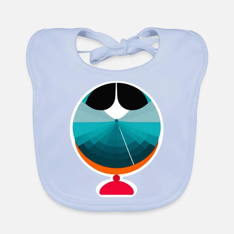 abstract balance Organic Baby Bibs