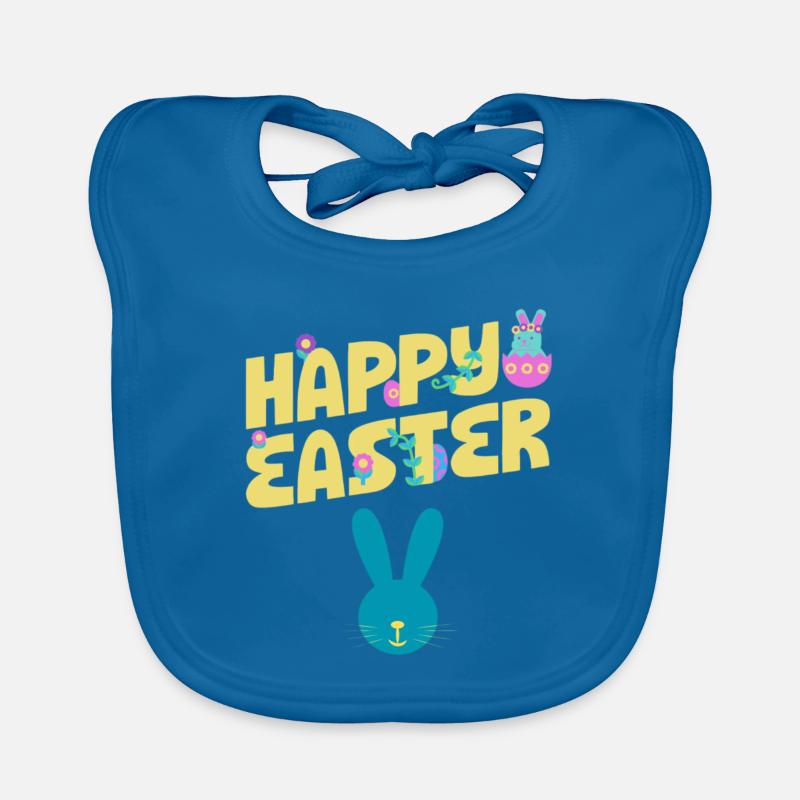 HAPPY EASTER Baby Bio-Lätzchen