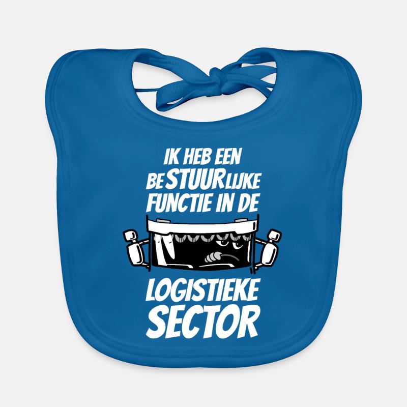 1266 administrative function white letters Organic Baby Bibs