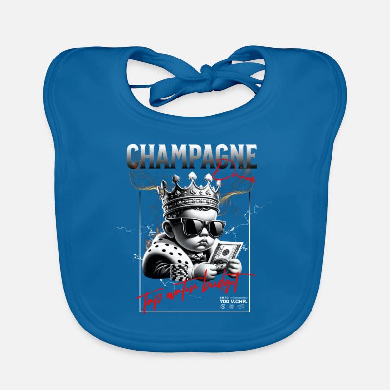 Cool statement dans la tendance streetwear de luxe Bavoir bio Bébé