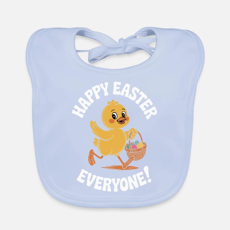 Joyeuses Pâques poussin Vintage Bavoir bio Bébé