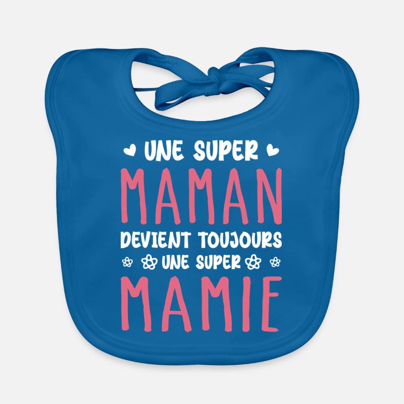 Aus einer Super Mom wird immer eine Super Granny Baby Bio-Lätzchen