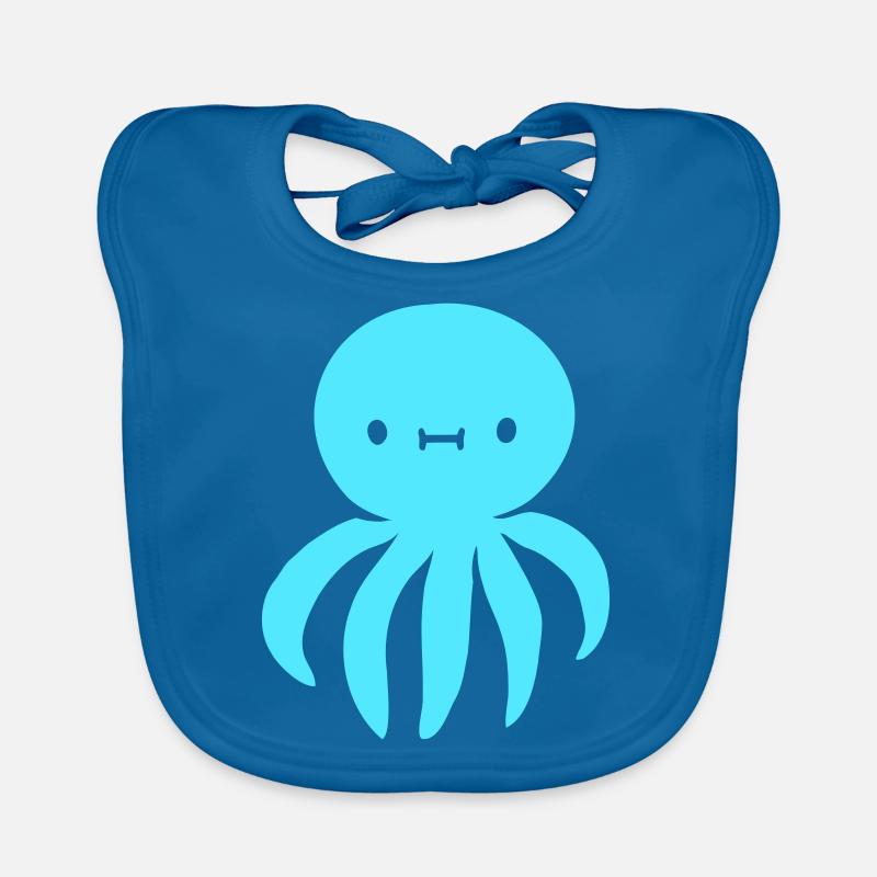 Pieuvre Pieuvre Pieuvre Calmar Mignon Calmar géant Drôle Bavoir bio Bébé
