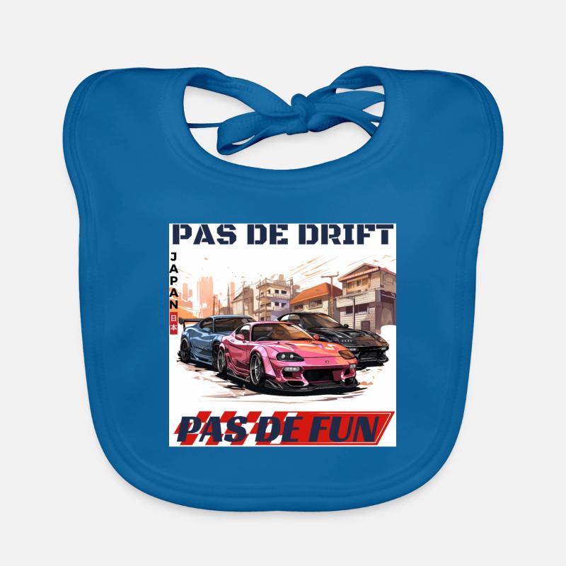 Drift urbain Japonais – Pas de Drift Pas de Fun Bavoir bio Bébé