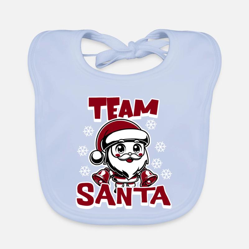 Équipe du Père Noël Bavoir bio Bébé