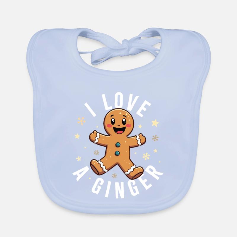 J’adore un gingembre Bavoir bio Bébé
