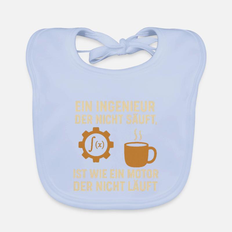 Ingenieur Humor Kaffee Motor Baby Bio-Lätzchen