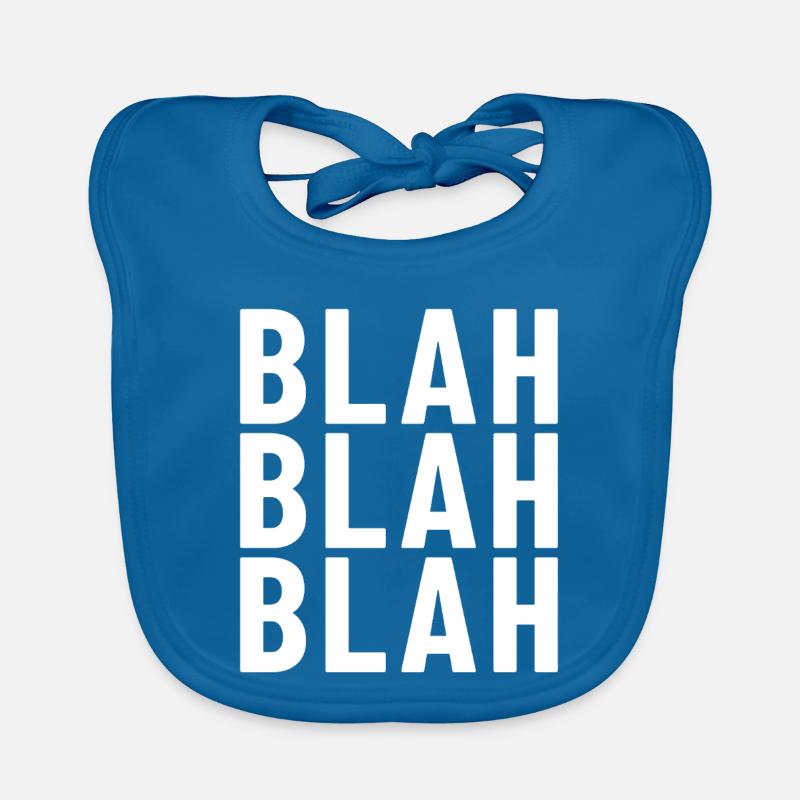 blah blah blah Organic Baby Bibs