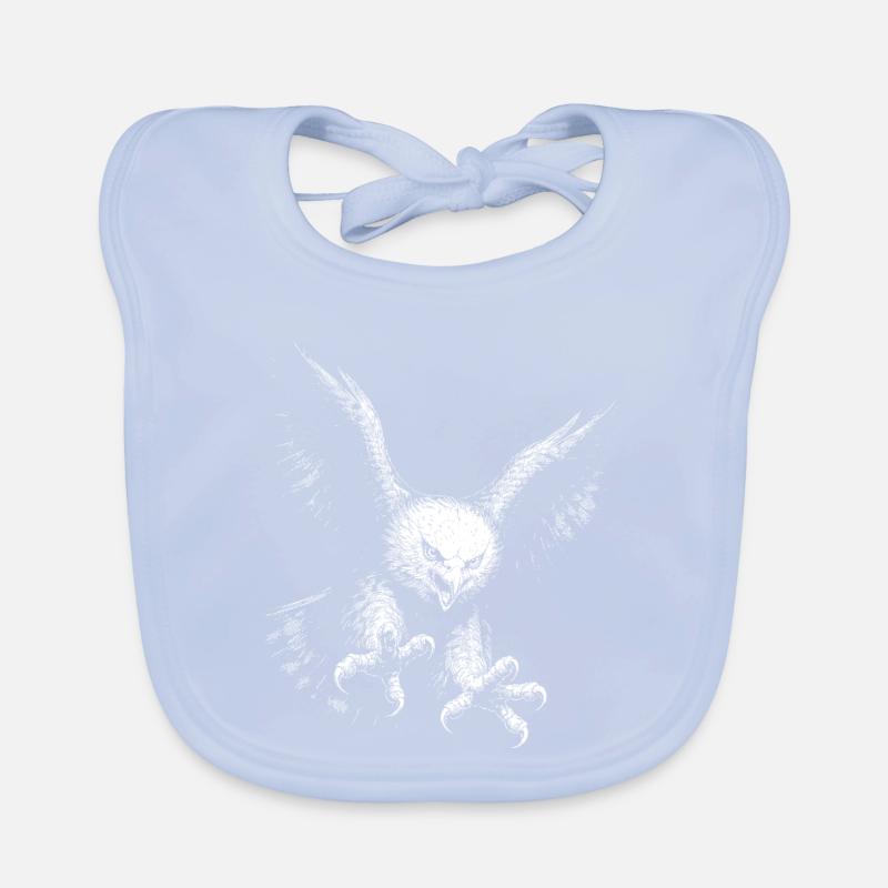 Pygargue à queue blanche Bavoir bio Bébé