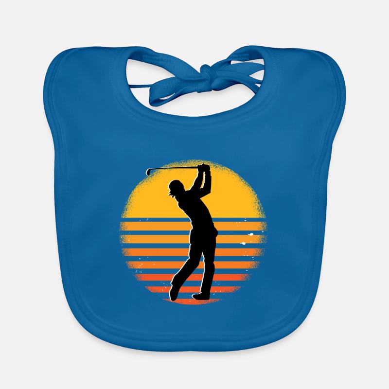 Golfer Baby Bio-Lätzchen