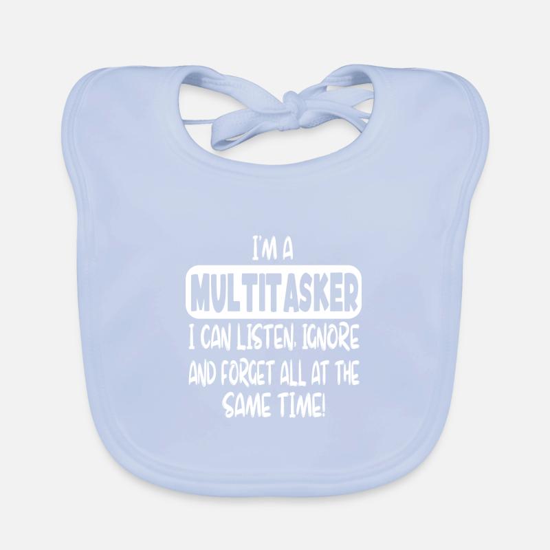 I'm a multitasker... Organic Baby Bibs