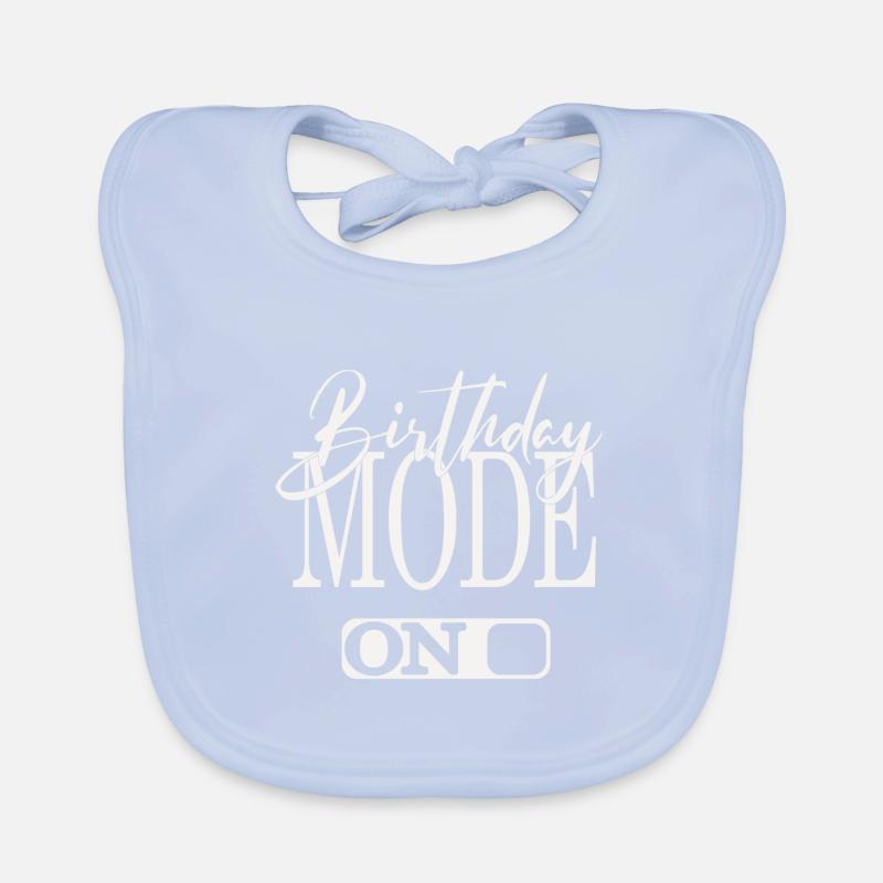 MODE ANNIVERSAIRE ACTIVÉ Bavoir bio Bébé
