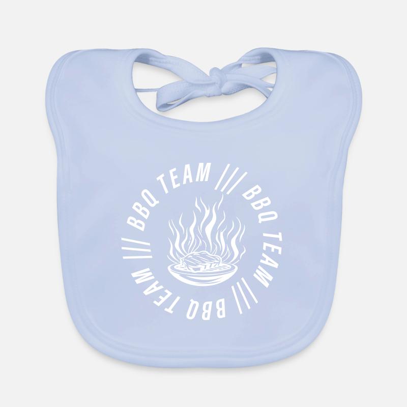 Bbq Team Grilling Barbecue Crew Organic Baby Bibs