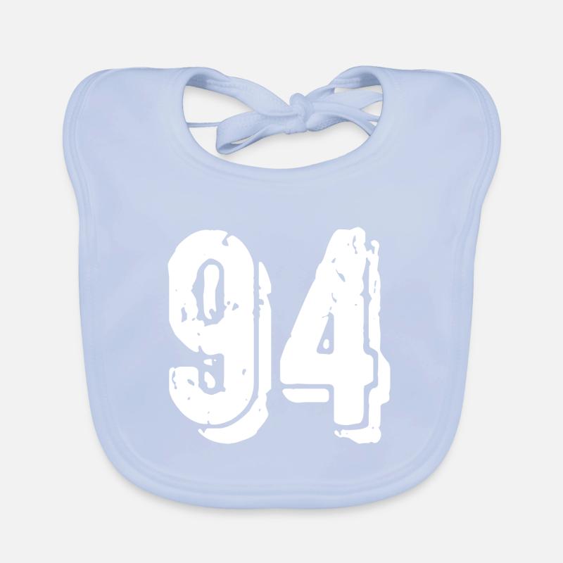 94 number jersey Organic Baby Bibs