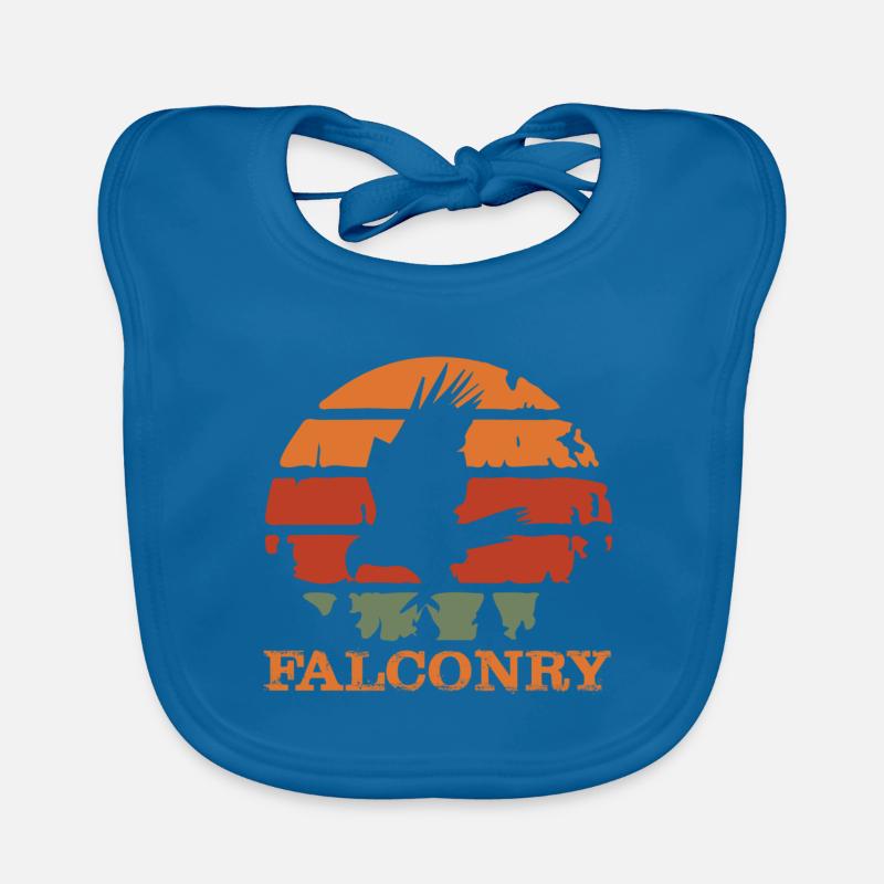 falcon pub hunt quote falconry Organic Baby Bibs