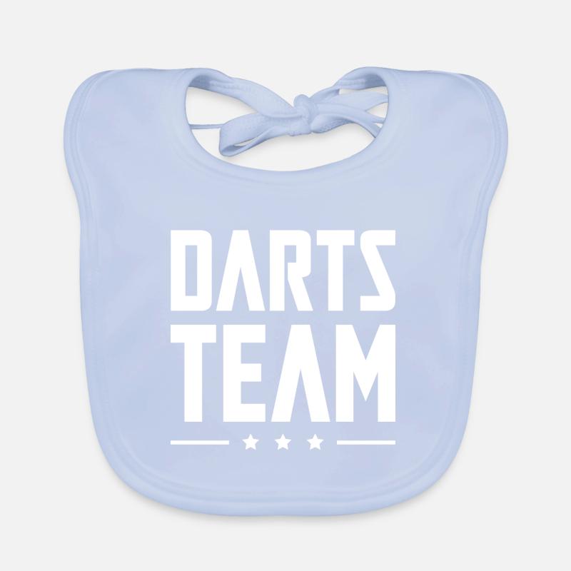 Équipe de fléchettes Bavoir bio Bébé