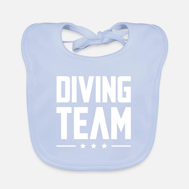 Équipe de plongée Bavoir bio Bébé