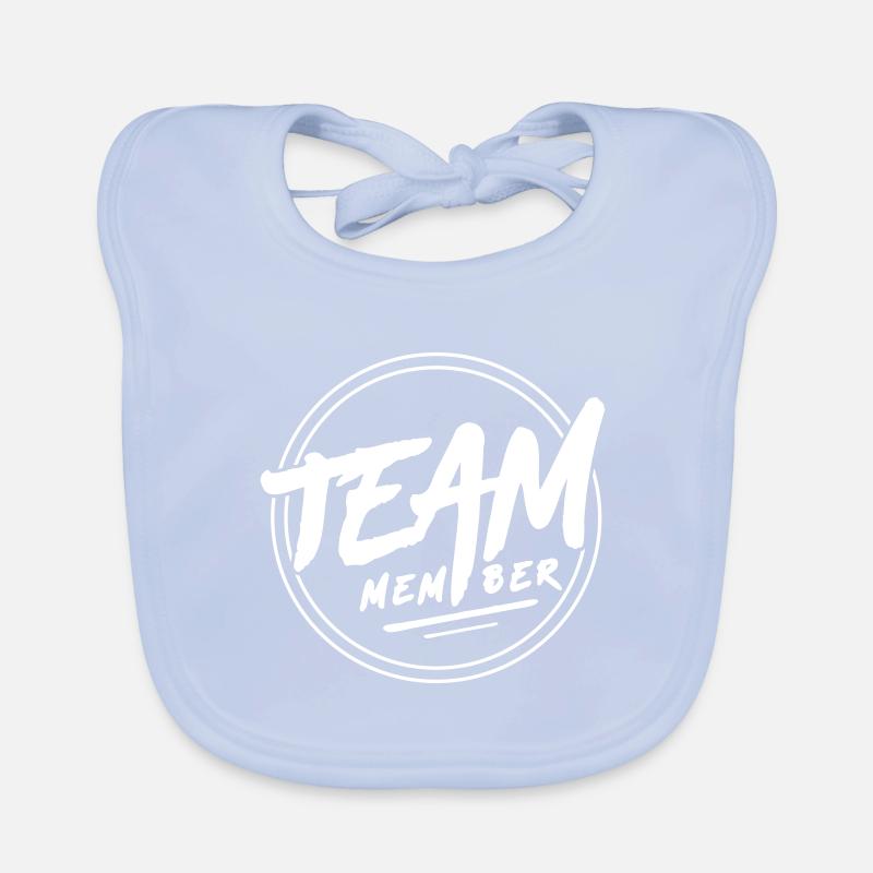 Team Members Organic Baby Bibs