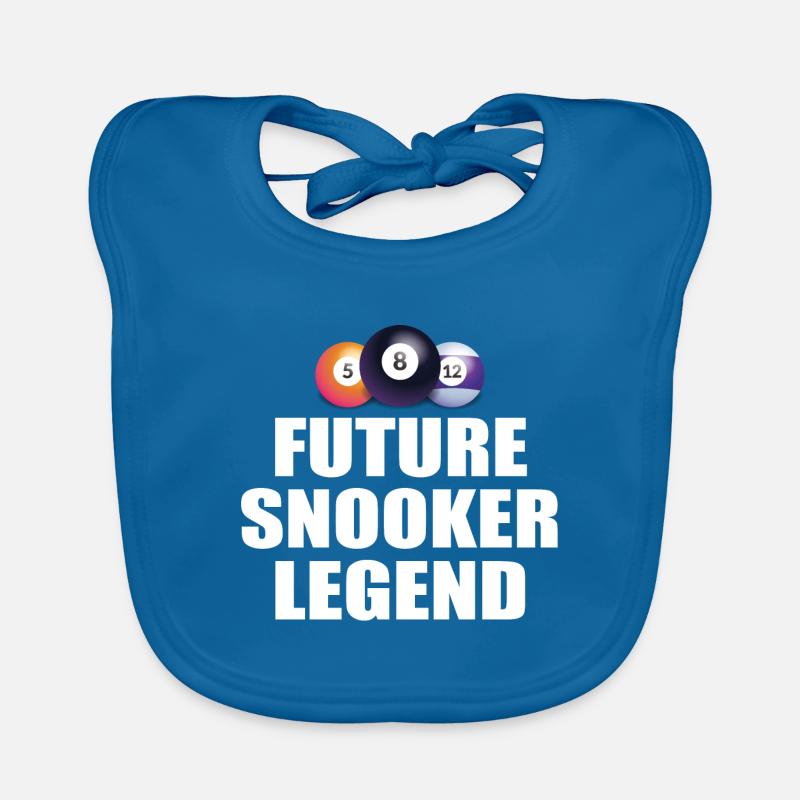 future snooker legend snooker billard Bavoir bio Bébé