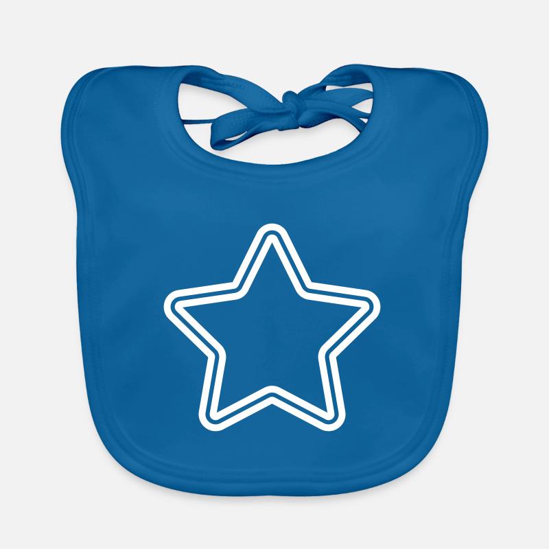 Stern Symbol Baby Bio-Lätzchen