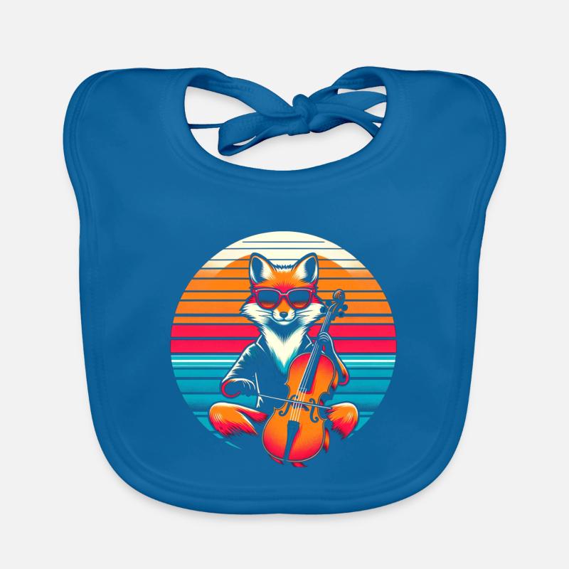 Violoncelle Fox Bavoir bio Bébé