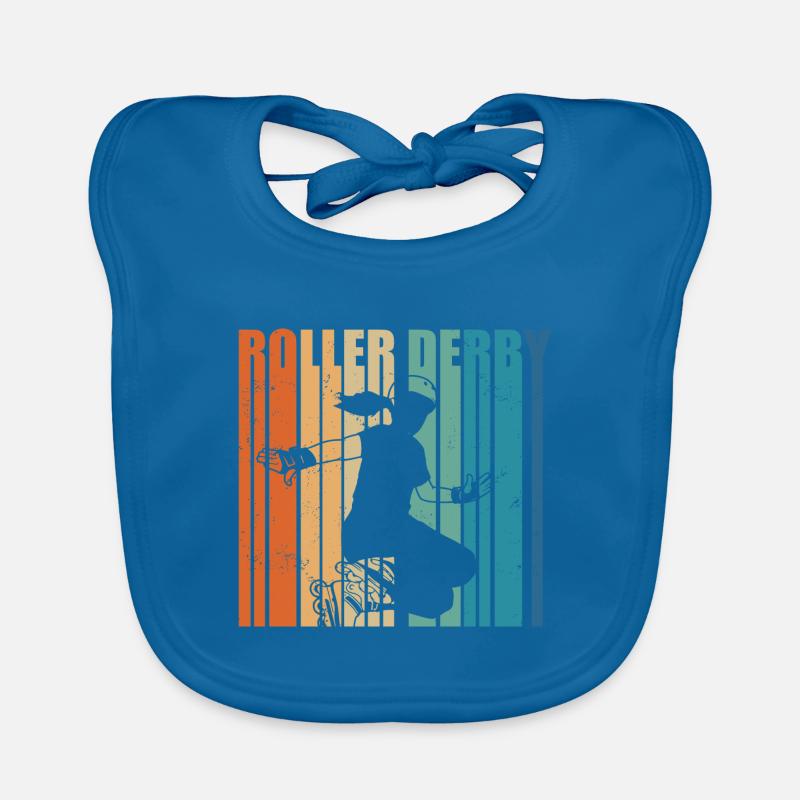 Roller derby Organic Baby Bibs