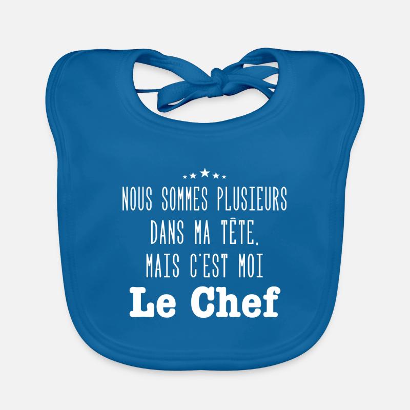 c'est moi le chef Bavoir bio Bébé