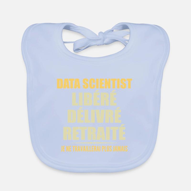 Data Scientist Celebrates Retirement with Humor Organic Baby Bibs