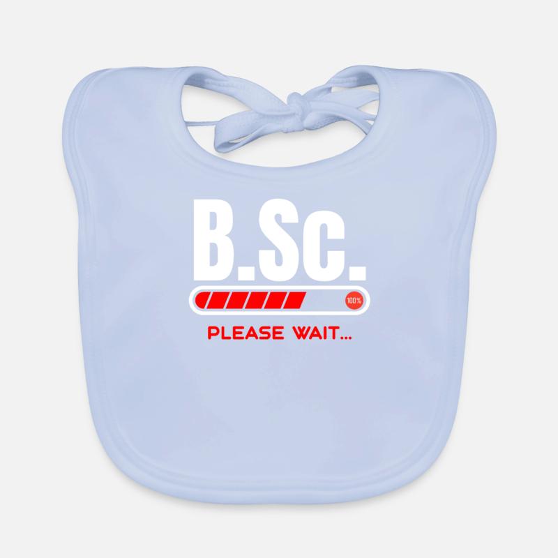 B.Sc.Loading Please Wait Bachelor of Science Gift Baby Bio-Lätzchen