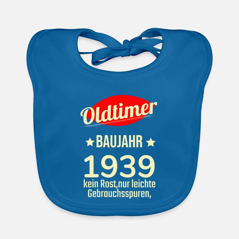 Oldtimer built in 1939 No rust Easily used Organic Baby Bibs