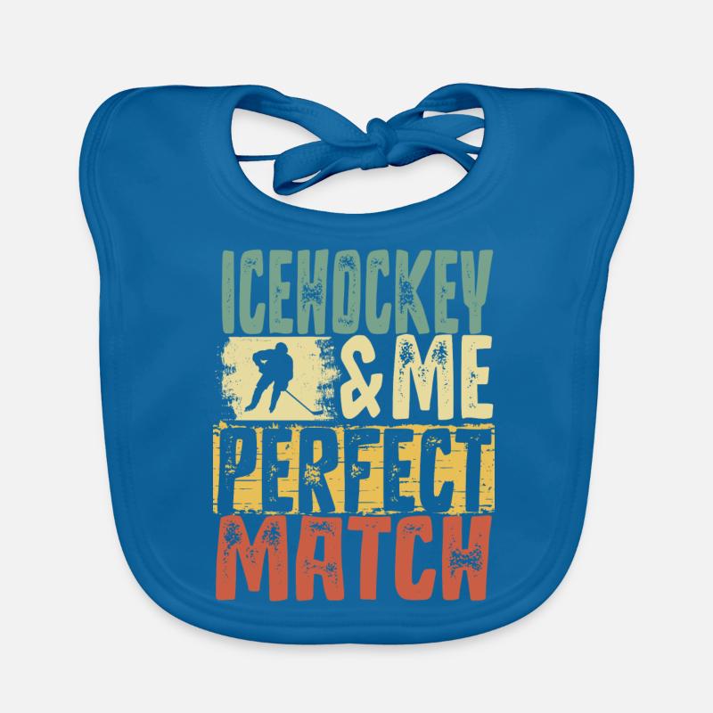 Eishockey Baby Bio-Lätzchen