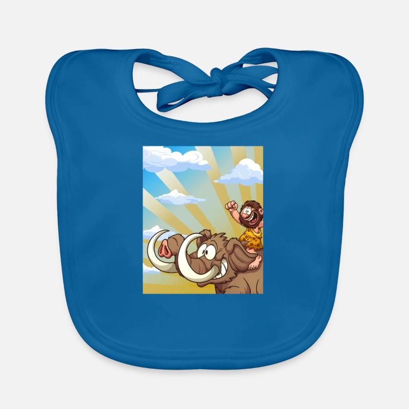 Mammoth I Ice Age I Elephant Sing Organic Baby Bibs
