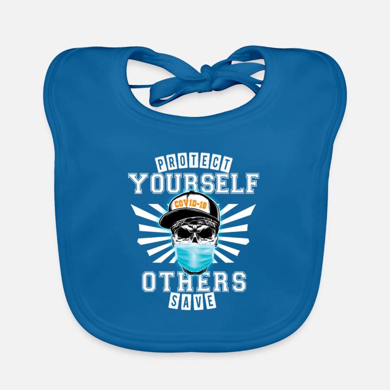 Protect yourself - save others from COVID-19 Baby Bio-Lätzchen