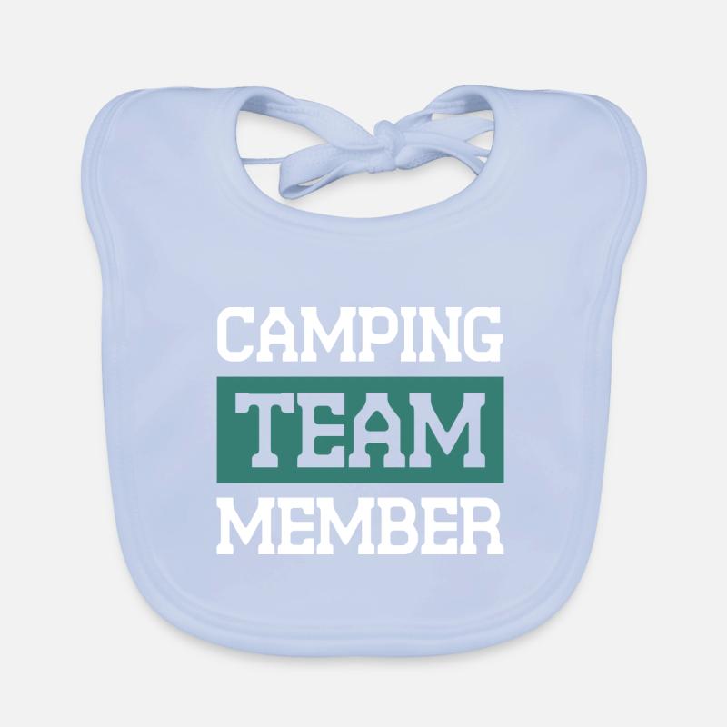 Équipe de camping Bavoir bio Bébé