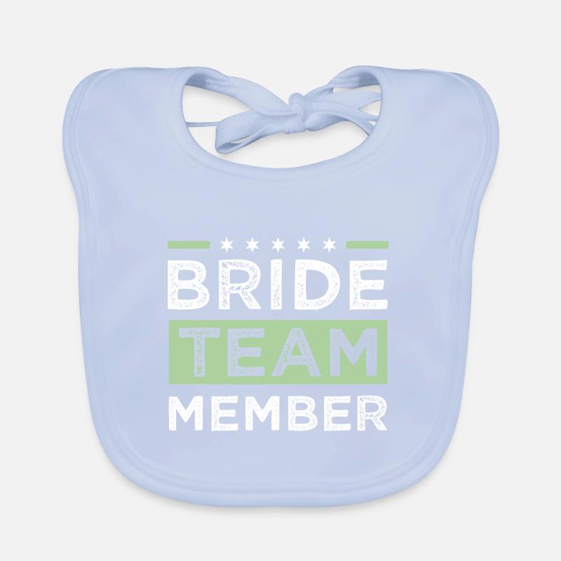 Équipe de la mariée Bavoir bio Bébé