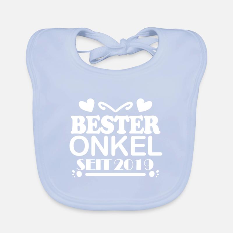 Bester Onkel seit 2019 Baby Bio-Lätzchen