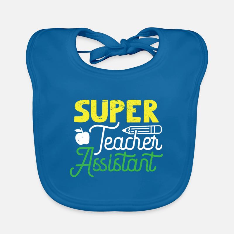 Enseignant Enseignant Enseignant école primaire Enseignant d’école Bavoir bio Bébé